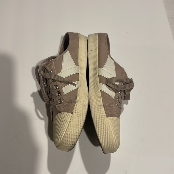 Hola Coaster mule II slip on canvas dusty pink off white cream Casual Sneakers - Picture 4 of 8